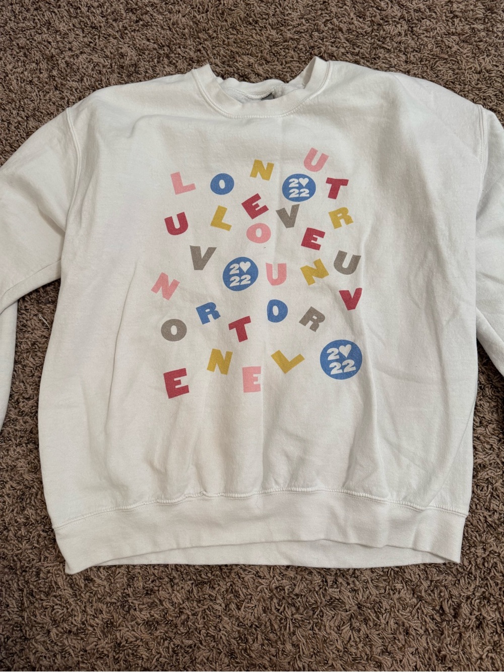 Love On Tour Sweatshirt Etsy